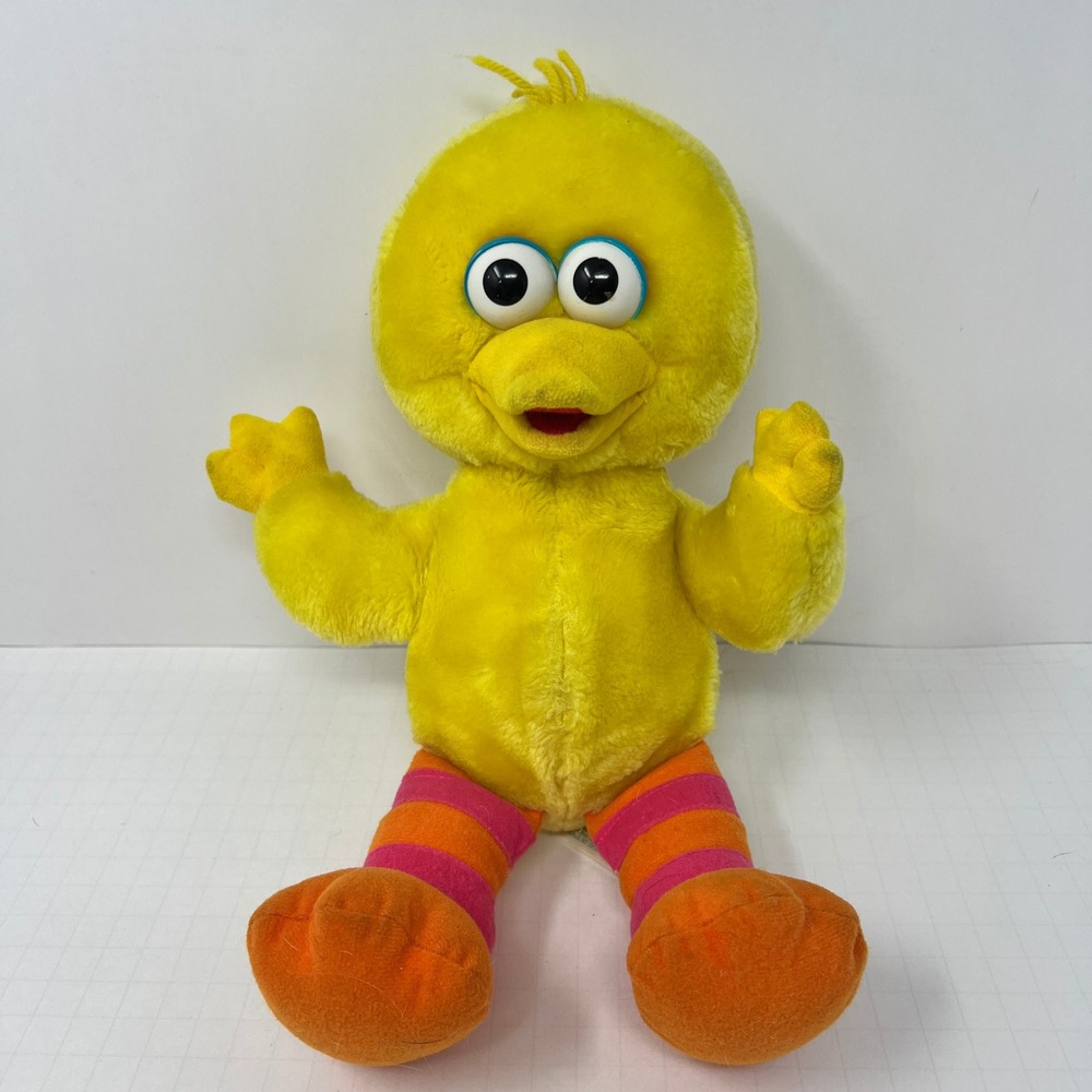 Tyco Sesame Street Big Bird Plush‎ Talk Laugh Animated Stuffed Animal 12" 1996